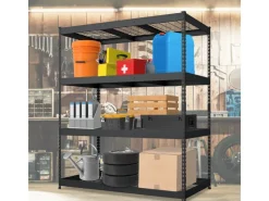 Floordirekt Schwerlastregal Yukon Rivet 4 Böden 160 x 150 x 80 cm