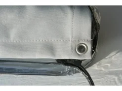 Floracord Balkonverkleidung Silbergrau 75 cm x 300 cm