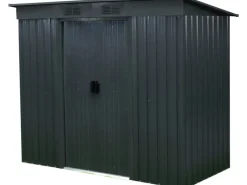 Floraworld Metall-Gerätehaus Anthrazit 2,69 m²