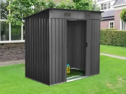 Floraworld Metall-Gerätehaus Anthrazit 2,69 m²