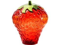 FlowerPower Deko Erdbeere mit LED Ø 15 cm x 18,5 cm Rot