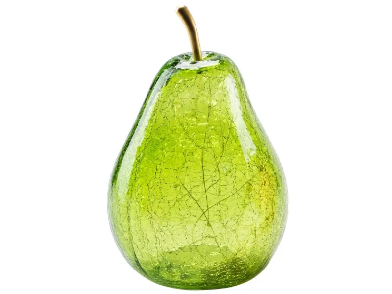 Clearance FlowerPower Deko-Birne Pera mit LED Ø 15 cm x 23 cm Grün