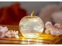 FlowerPower LED-Deko-Apfel Mela Puder-Rosa