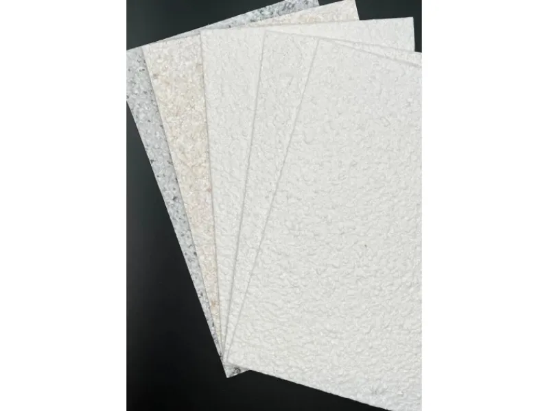 Floxxan Baumwollputz Montana 512 Cellulose Farbe Weiss mit Mica Fein Putz Tapete Flüssigtapete