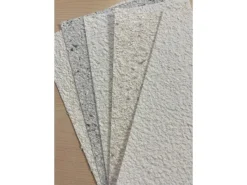 Discount Floxxan Baumwollputz Montana 503 Cellulose Farbe Weiss mit Anthrazit Putz Tapete Flüssigtapete