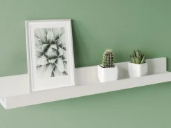 Fotoleiste Bix 60 cm x 9 cm x 6 cm Mattweiß