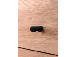 New Furn.Design Garderobe Eiche Artisan und Grau 122 cm 3D Lamelle Industrial Madem