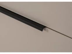 Sale Furn.Design Vitrine in Sand und Schwarz 60 x 200 cm Brebbia