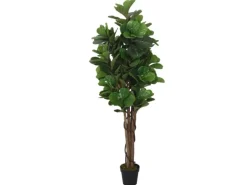 furnicato Feigenbaum Künstlich 180 Blätter 150 cm Grün