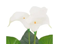 Discount furnicato Künstliche Calla-Lilie mit Topf 85 cm Weiß