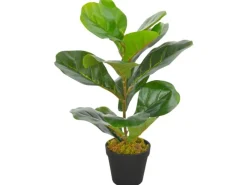 New furnicato Künstliche Pflanze Geigen-Feige mit Topf Grün 45 cm