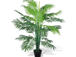furnicato Künstliche Phönix-Palme mit Topf 130 cm