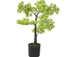 furnicato Künstlicher Bonsai Zypresse mit Topf 60 cm Grün