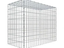 Gabiona C-Ring-Gabione-Anbaukorb Typ 3 80 x 100 x 50 cm Maschenw 5 x 10 cm