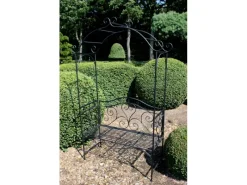 Hot Garden Pleasure Bank mit Rosenbogen Colima 124 cm x 200 cm x 48 cm Stahl