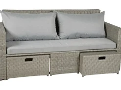 Garden Pleasure Lounge-Sofa Malta 180 cm x 86 cm x 76 cm