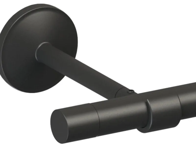 Gardinenstangen-Endstück Zylinderform Ø 19 mm Schwarz