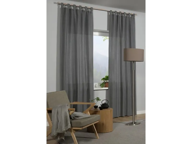 Gardinia Gardinenstangen-Set Shorty Ø 2,5 cm Eiche Castell Gekälkt 200 cm FSC®