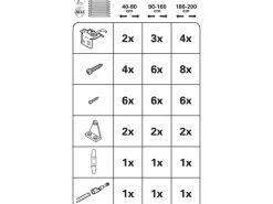 Gardinia Aluminium Jalousie 130 cm x 175 cm Silber