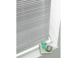 Gardinia Aluminium Jalousie 120 cm x 130 cm Silber