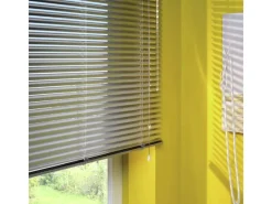 Gardinia Aluminium Jalousie 120 cm x 130 cm Silber