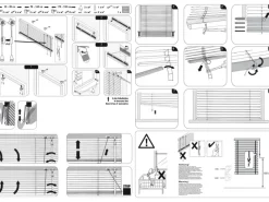 Gardinia Aluminium Jalousie 120 cm x 130 cm Silber