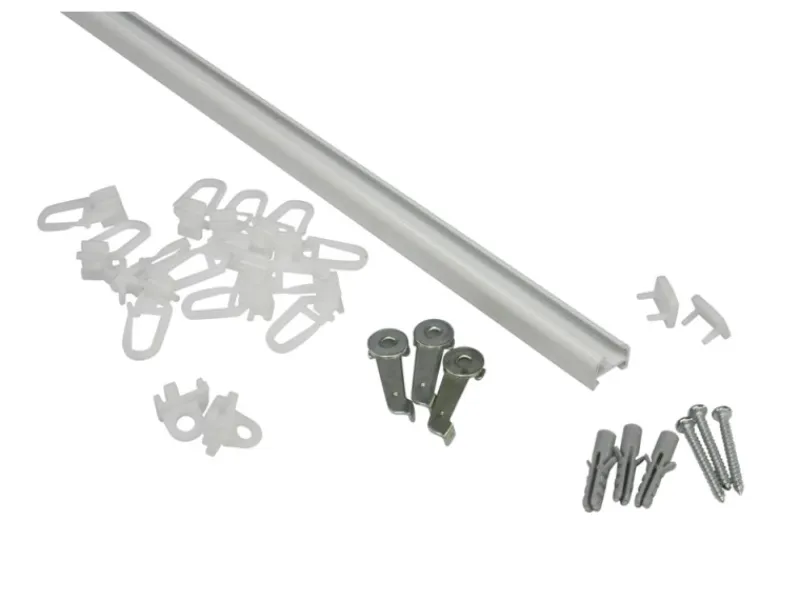 Gardinia Aluminiumschiene Weiß 150 cm