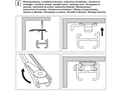 Discount Gardinia Aluminiumschiene Weiß 210 cm