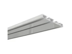 Sale Gardinia Aluminium-Vorhangschiene 3-läufig Weiß 200 cm