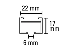 Hot Gardinia Aluminium-Vorhangschienen-Set Luna 1-läufig Weiß 230 cm