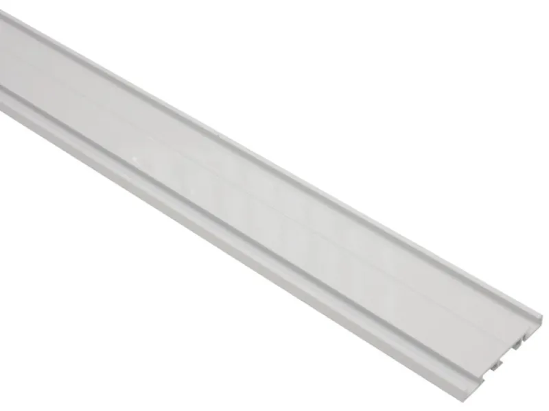 Gardinia Aluminium-Vorhangschiene 2-läufig Weiß 200 cm