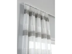 Gardinia Aluminium-Vorhangschienen-Set Luna 1-läufig Weiß 160 cm