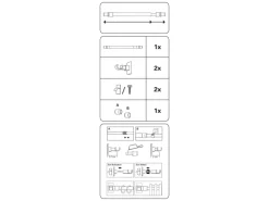 Discount Gardinia Caféhausstange California Ø 10/12 mm Silber-Matt 135 cm - 225 cm Silber Matt