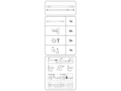 Gardinia Caféhausstange California Ø 10/12 mm 55 cm - 85 cm