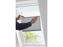 Gardinia Dachfenster-Plissee mit Saugnäpfe 95,3 cm x 100 cm
