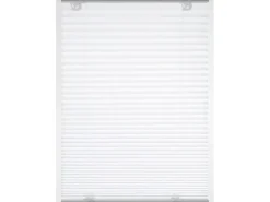 Discount Gardinia Dachfenster-Plissee mit Saugnäpfe 47,3 cm x 100 cm Weiß