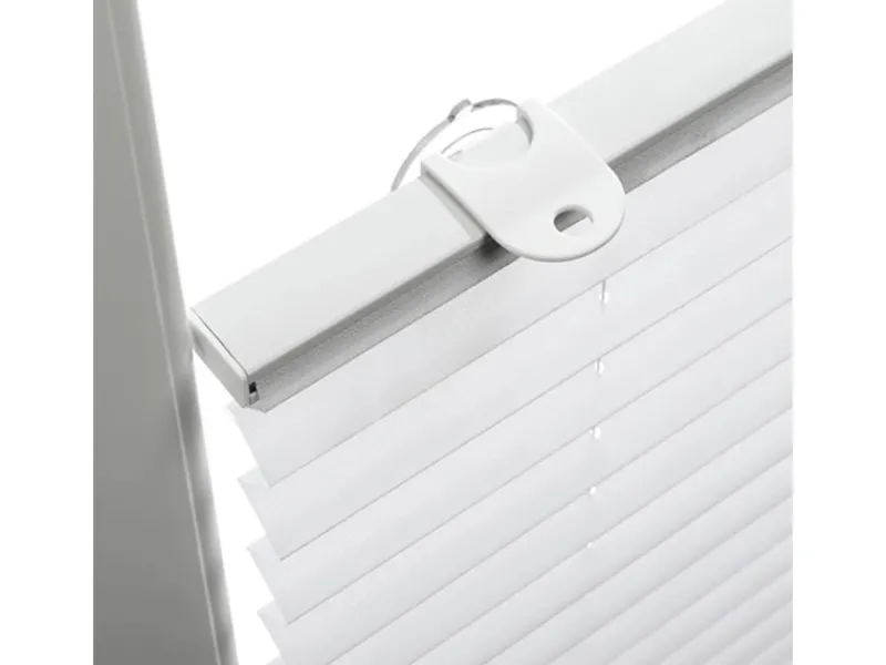 Discount Gardinia Dachfenster-Plissee mit Saugnäpfe 47,3 cm x 100 cm Weiß