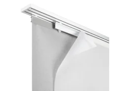 Outlet Gardinia Deckenträger für Flächenvorhangschiene 3-läufig Silber 2-er Pack