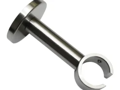 Best Gardinia Deckenträger Windsor für Ø 25 mm Edelstahl-Optik