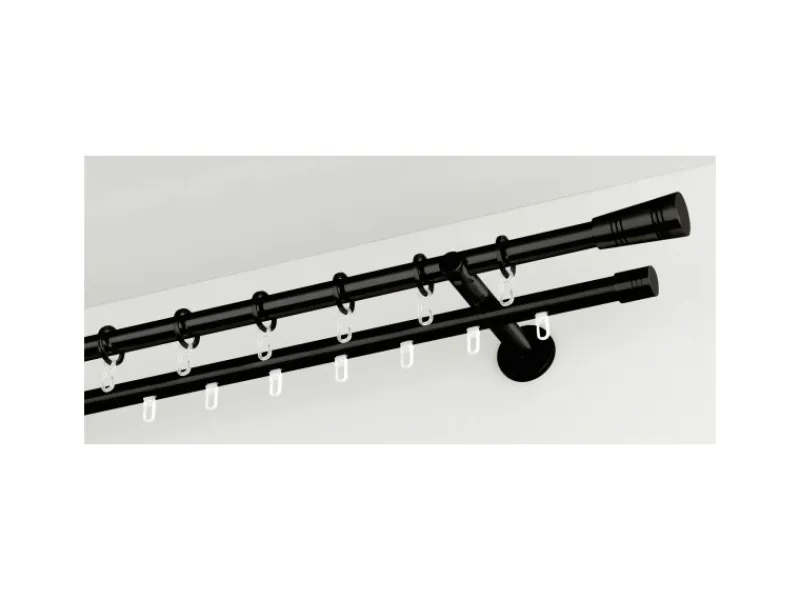 Gardinia Doppel-Kombiträger Chicago für Ø 20 mm offen 8 cm / 6 cm