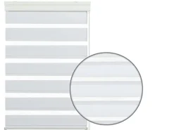 Gardinia Doppelrollo 80 cm x 160 cm Weiß