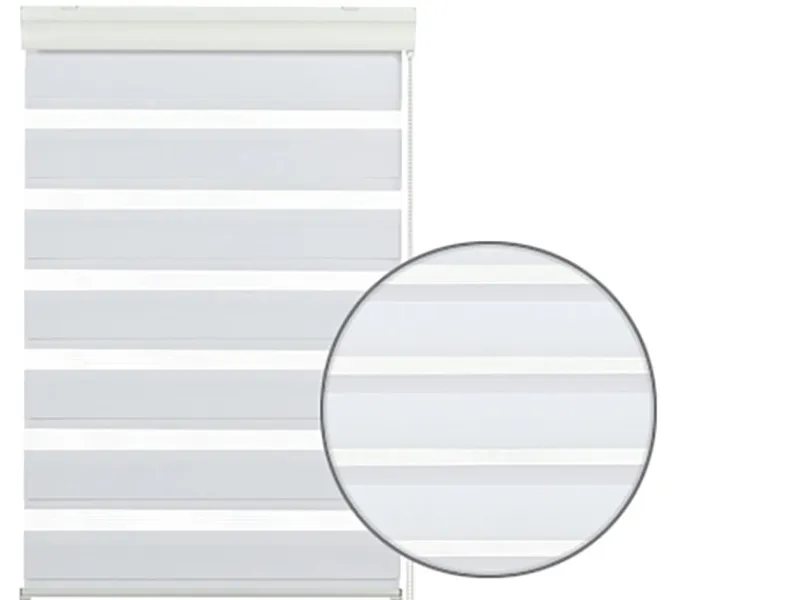 Gardinia Doppelrollo 80 cm x 160 cm Weiß