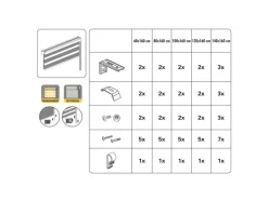 Gardinia Doppelrollo 80 cm x 160 cm Weiß