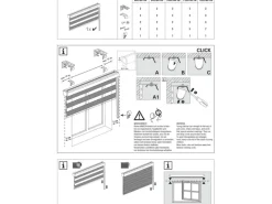 Gardinia Doppelrollo 80 cm x 160 cm Weiß