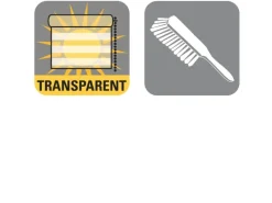 Clearance Gardinia Doppelrollo de Luxe 60 cm x 180 cm Grau