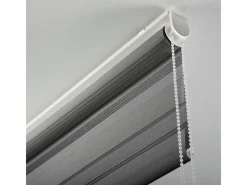 Hot Gardinia Doppelrollo EasyFix mit Montageschiene 100 cm x 150 cm Anthrazit