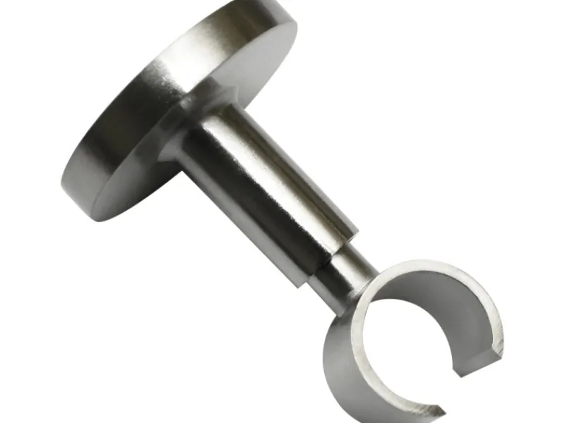 Gardinia Doppelträger 2-läufig Ø 20 mm Chicago Edelstahloptik