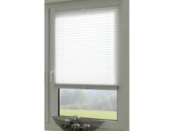 Gardinia Easy Fix Plissee Tag und Nacht Weiß 60 cm x 130 cm