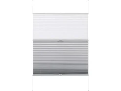 Gardinia Easy Fix Plissee Tag und Nacht Weiß 70 cm x 130 cm