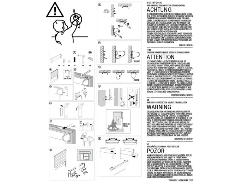 Gardinia Easyfix Doppelrollo mit Montageschiene 100 cm x 150 cm Grau